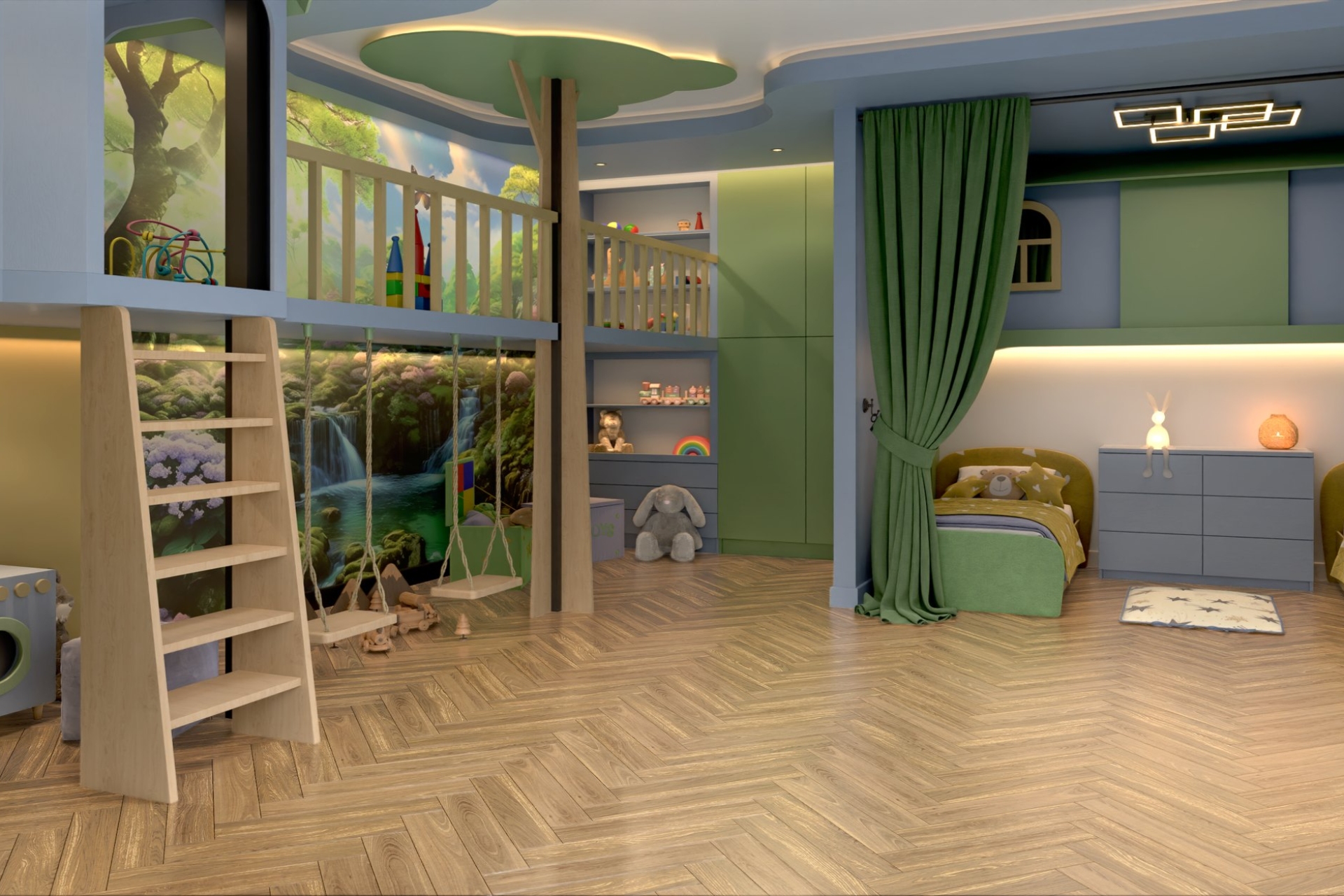 Инженерный паркет «Damy Floor» Натуральный (укладка елочкой) — купить в Котласе