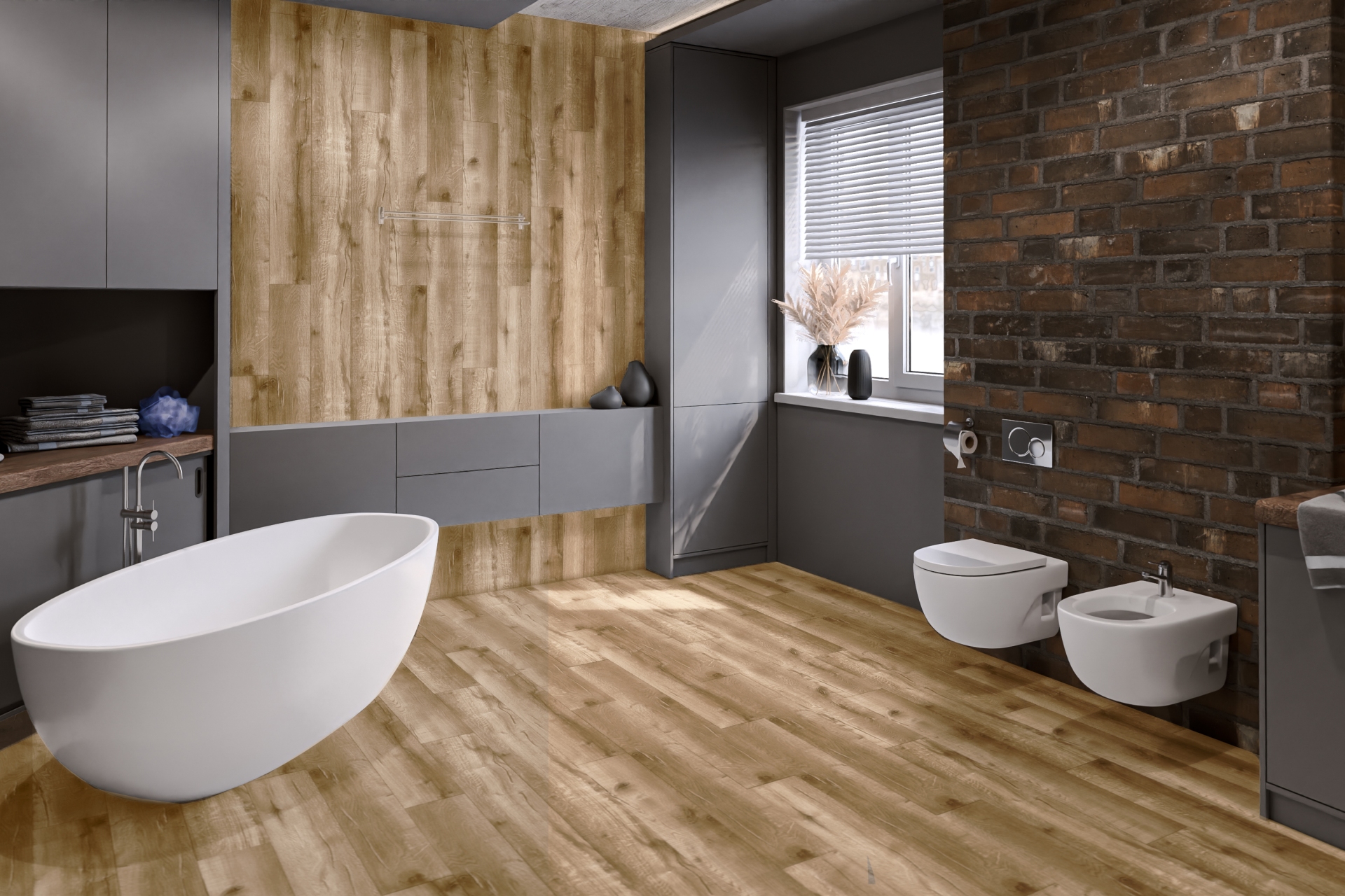 SPC ламинат «Damy Floor» Дуб Изысканный (1220*180*4 мм) — купить в Котласе