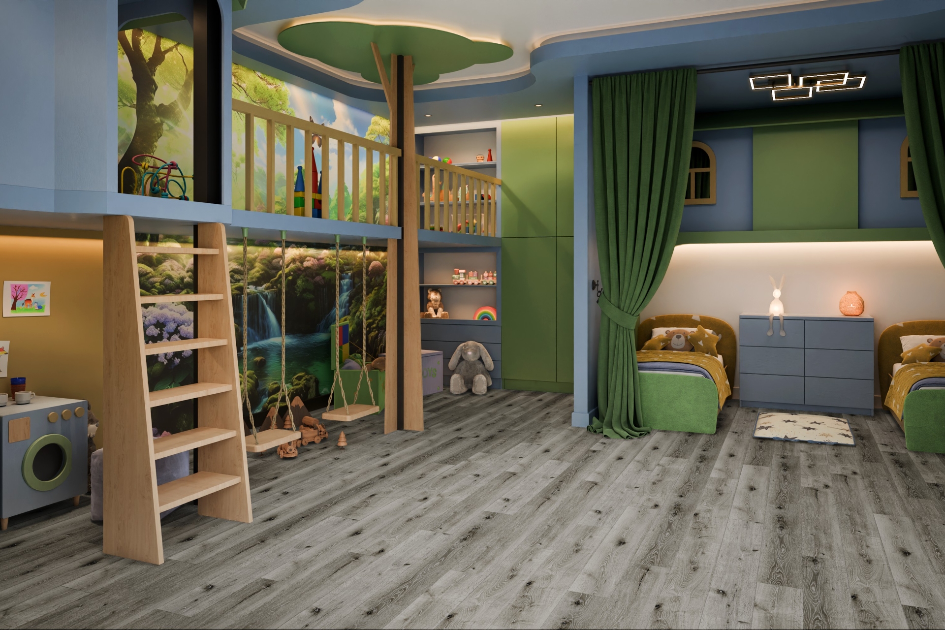 Усовершенствованная кварц-виниловая плитка «Damy Floor» Дуб Состаренный Серый (1227*187*2,5 мм) — купить в Котласе