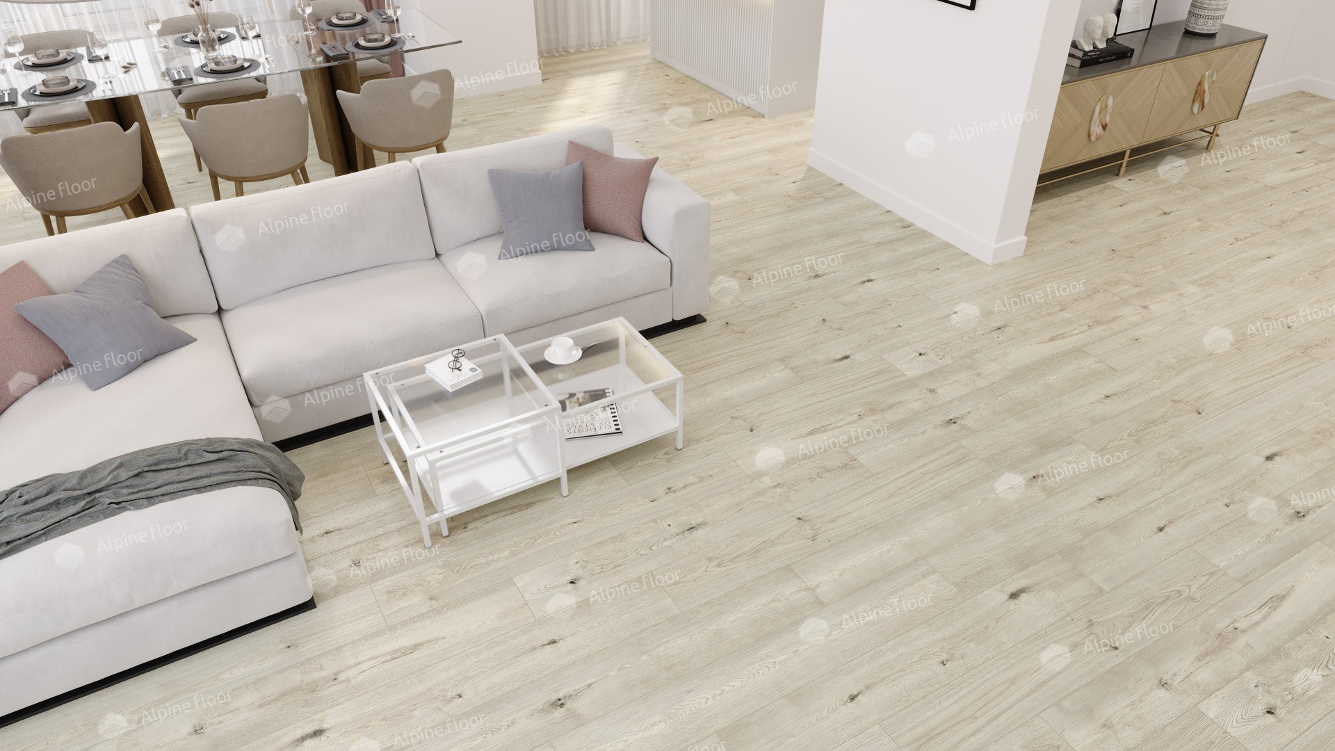 Ламинат "Alpine Floor" Дуб Гамбург (1285*192*8 мм) — купить в Котласе