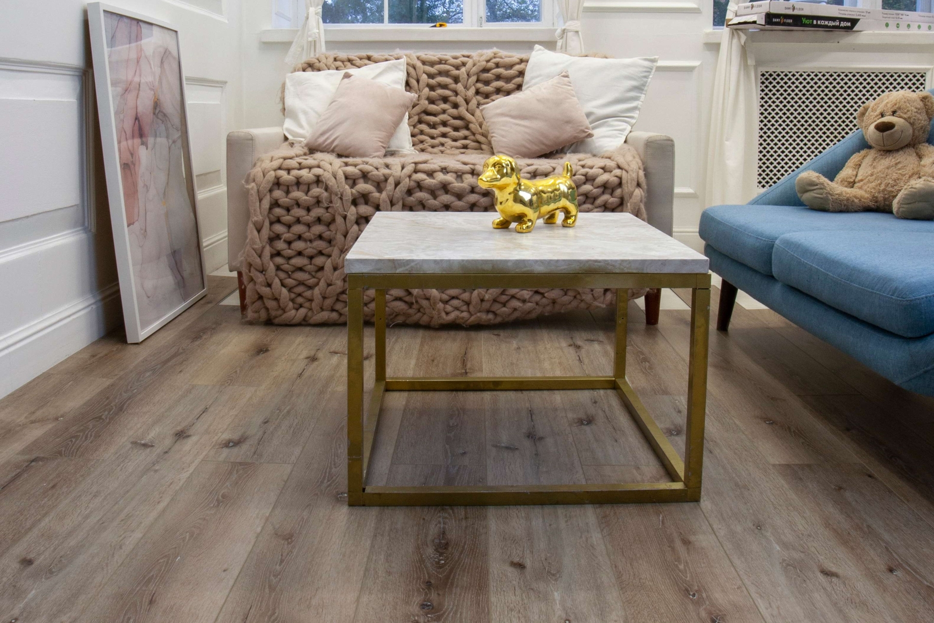 Усовершенствованная кварц-виниловая плитка «Damy Floor» Дуб Лофт (1227*187*2,5 мм) — купить в Котласе