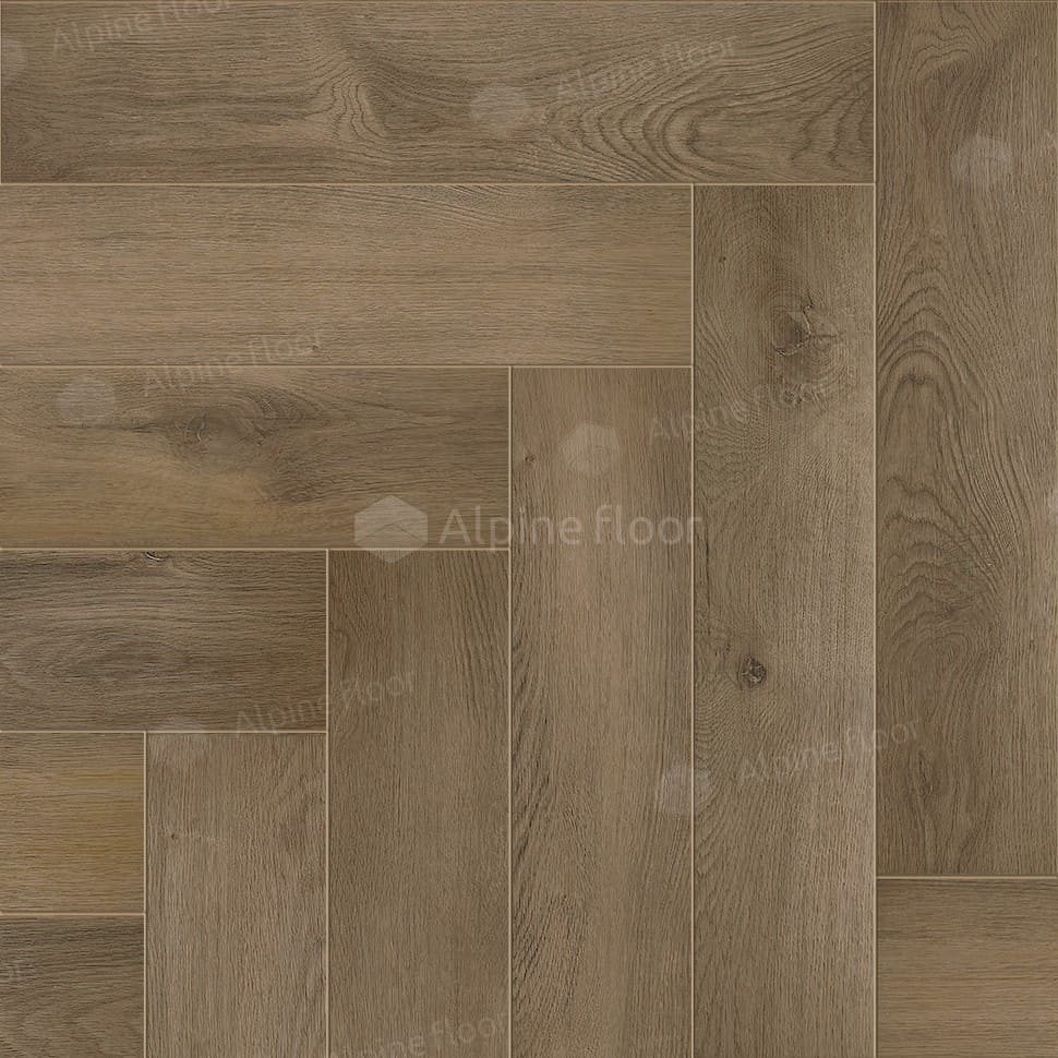 Виниловая плитка "Alpine Floor" Parquet LVT Дуб Насыщенный (590*118*2,5 мм) — купить в Котласе