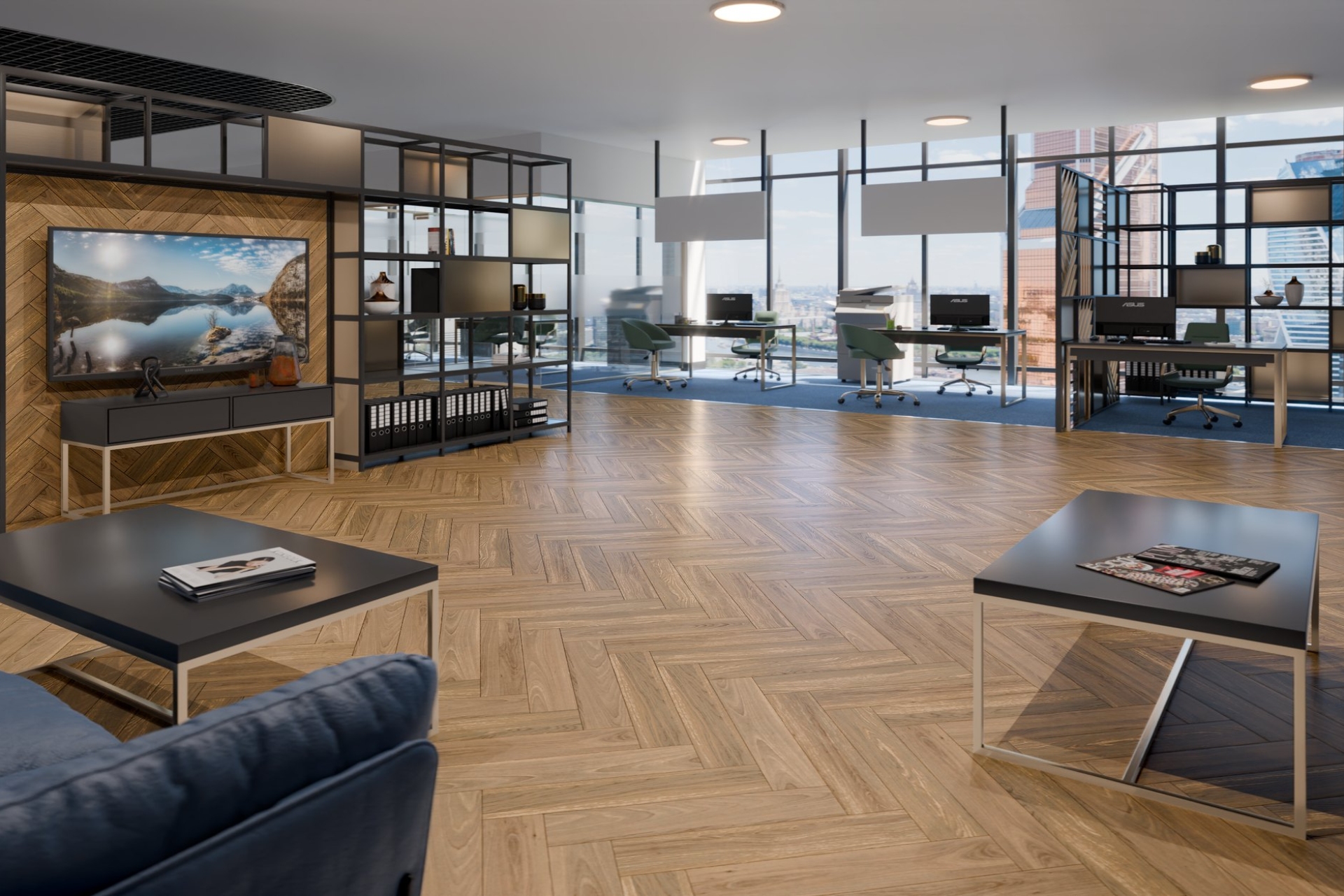 Инженерный паркет «Damy Floor» Натуральный (укладка елочкой) — купить в Котласе