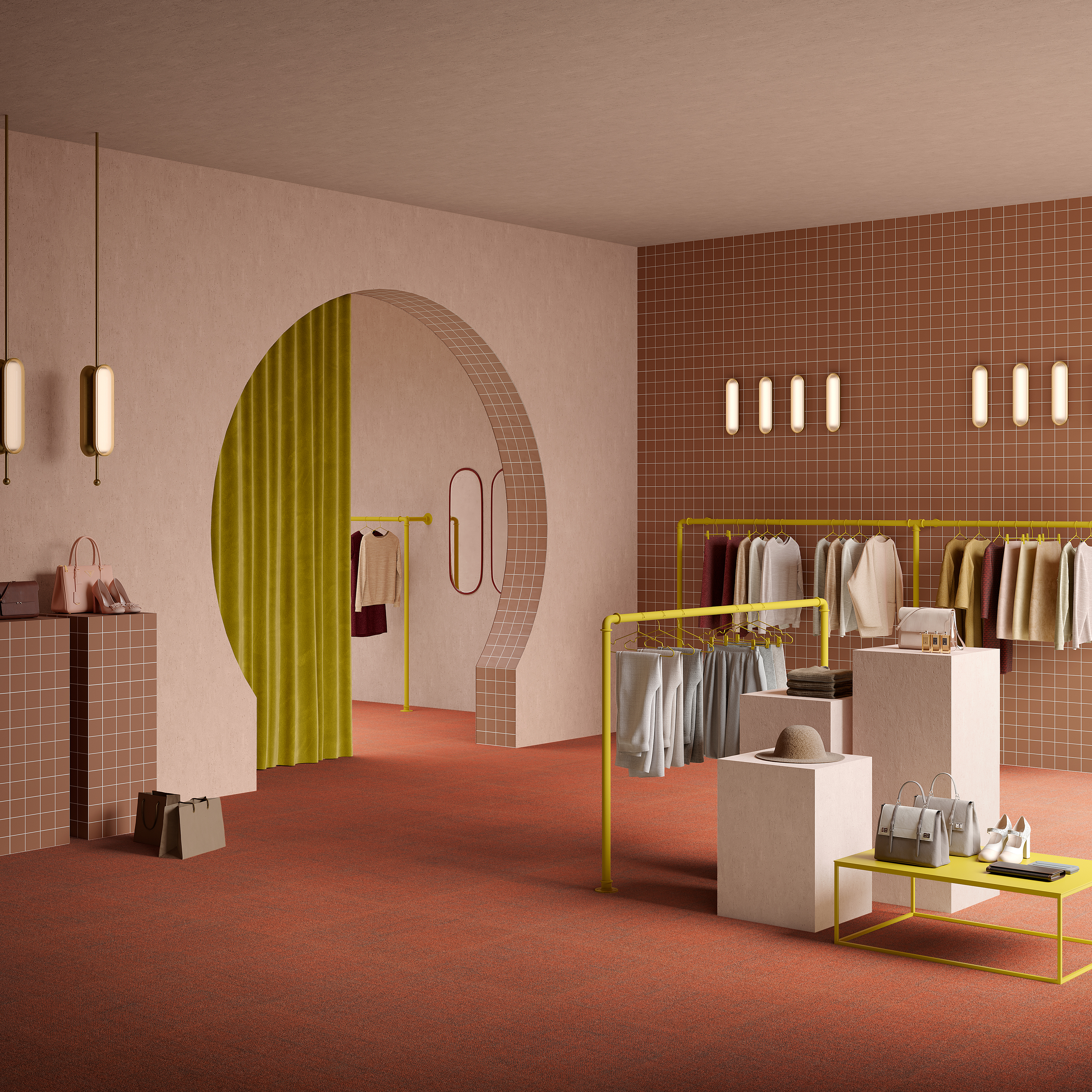 Ковровая плитка Mantra Tile 89 (500*500*6 мм) — купить в Котласе