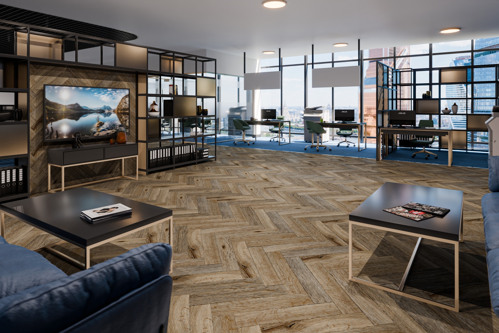 Усовершенствованная кварц-виниловая плитка «Damy Floor» Ковентри (590*118*2,5 мм) — купить в Котласе