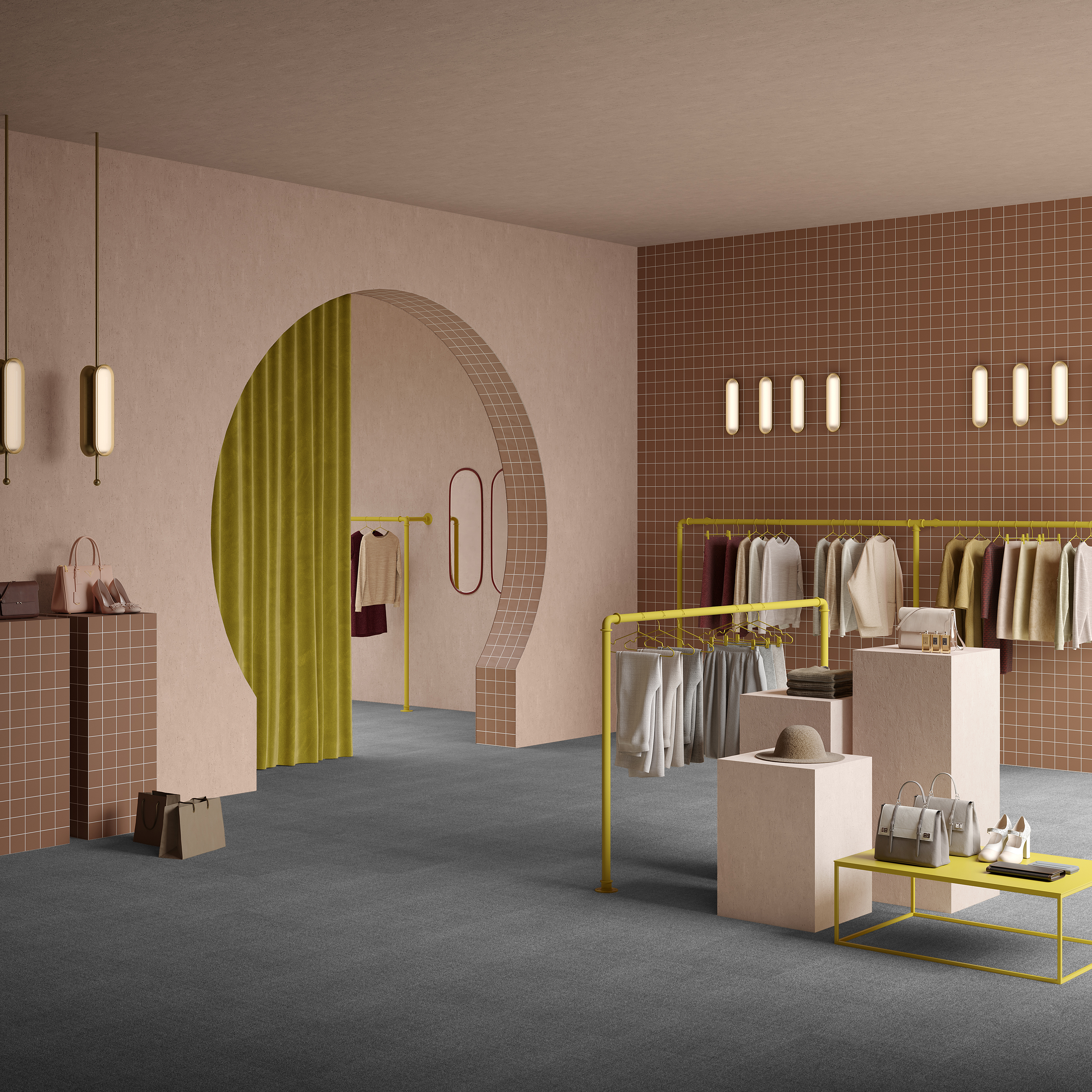 Ковровая плитка Mantra Tile 97 (500*500*6 мм) — купить в Котласе