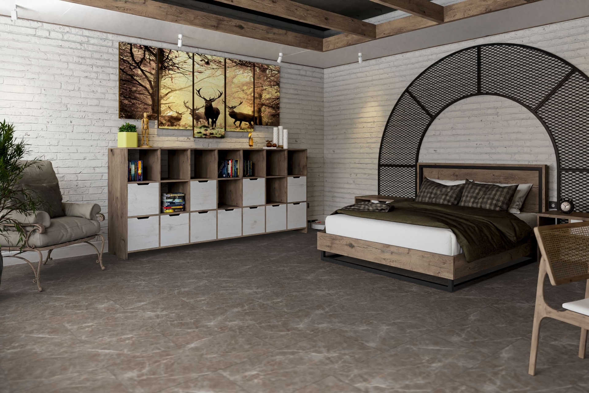 Усовершенствованная кварц-виниловая плитка «Damy Floor» Макалу (912,4*455,2*2,5 мм) — купить в Котласе