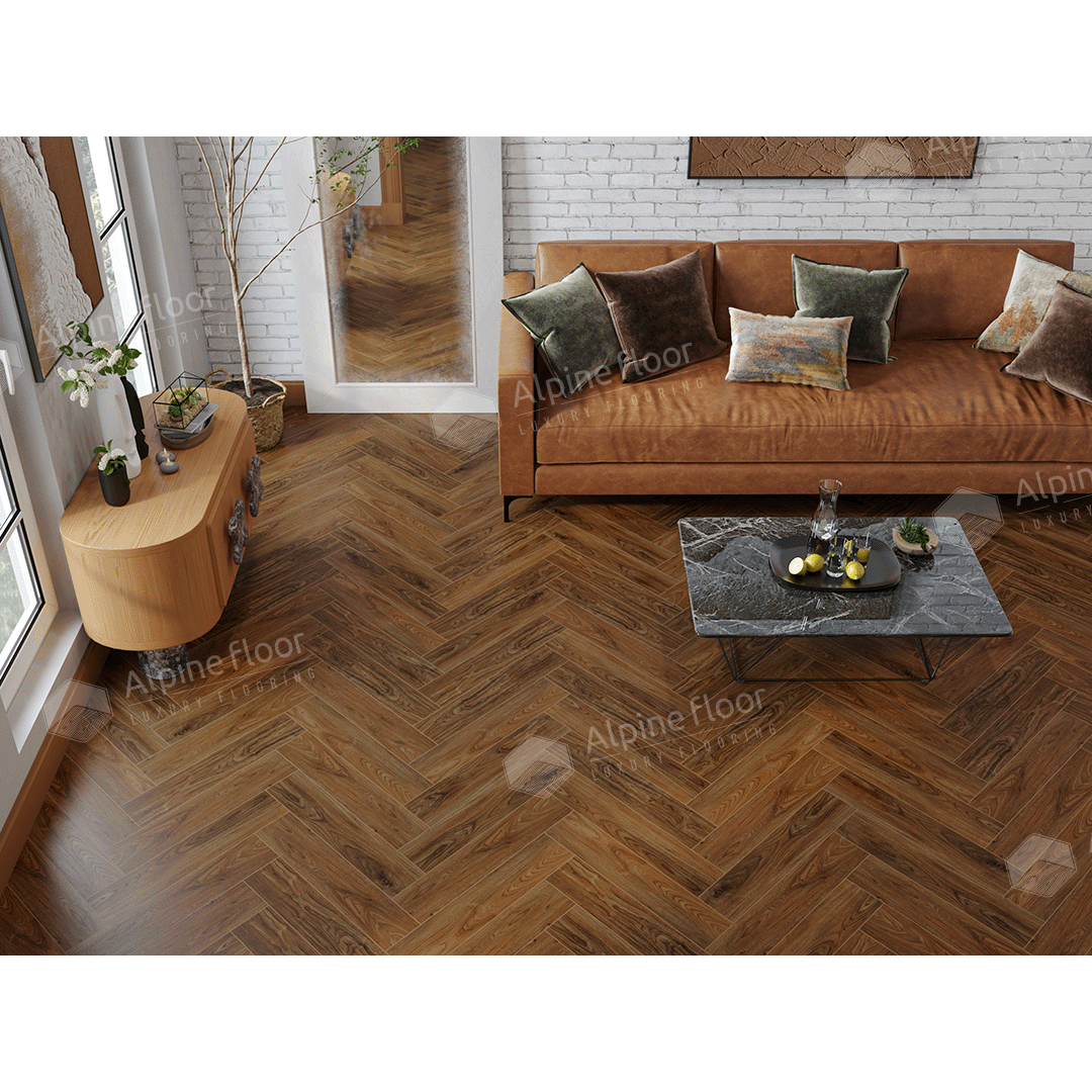 SPC ламинат "Alpine Floor" Орех Кенари (600*125*4 мм) — купить в Котласе