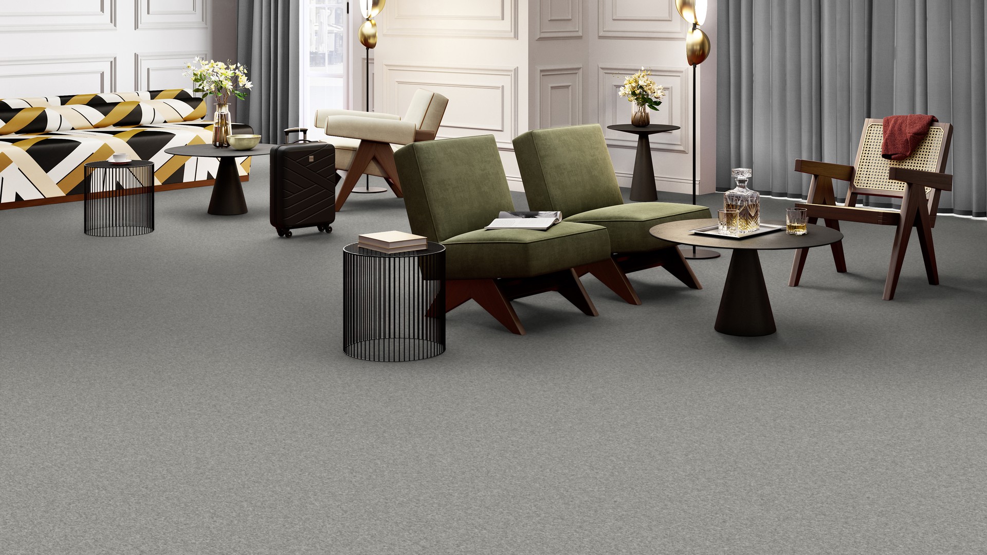 Ковровая плитка Medusa Tile 94 (500*500*5 мм) — купить в Котласе