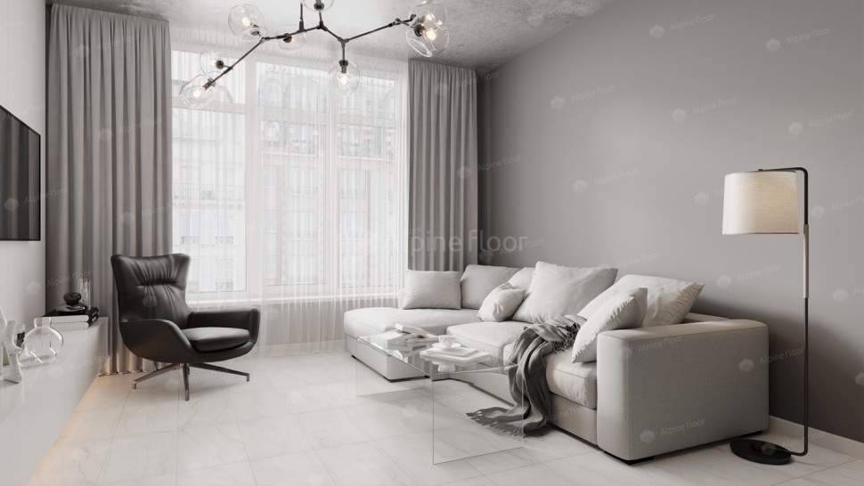 Виниловая плитка "Alpine Floor" Light Stone Брайс (608*303*2,5 мм) — купить в Котласе