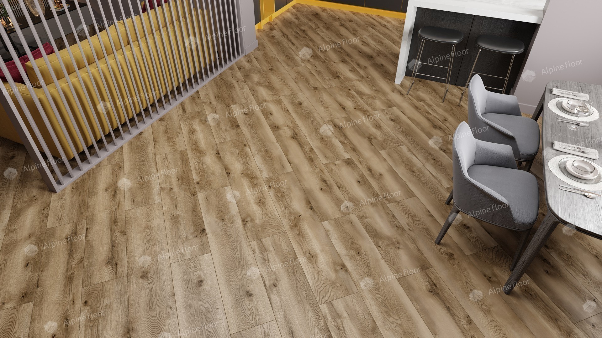Ламинат "Alpine Floor" Дуб Комо (1285*280*8 мм) — купить в Котласе