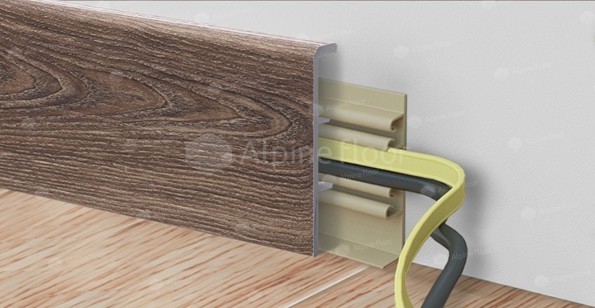 Напольный плинтус Rico Concept 80 Дуб фисташковый (2200*20*80 мм) — купить в Котласе