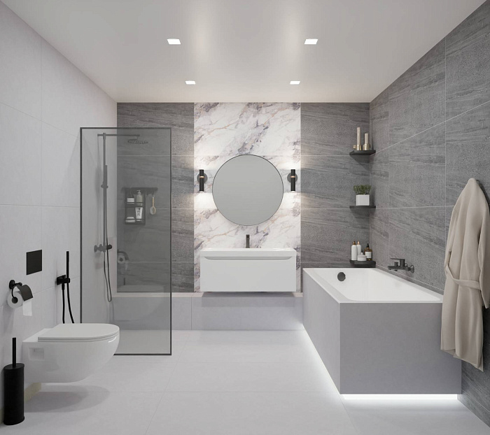 Керамогранит "Wan Sheng" Lande (1200*600 мм) Серый L12512 — купить в Котласе