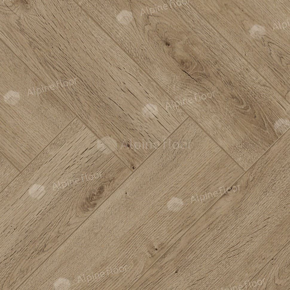 Ламинат "Alpine Floor" Herringbone Дуб Прованс (606*101*8 мм) — купить в Котласе