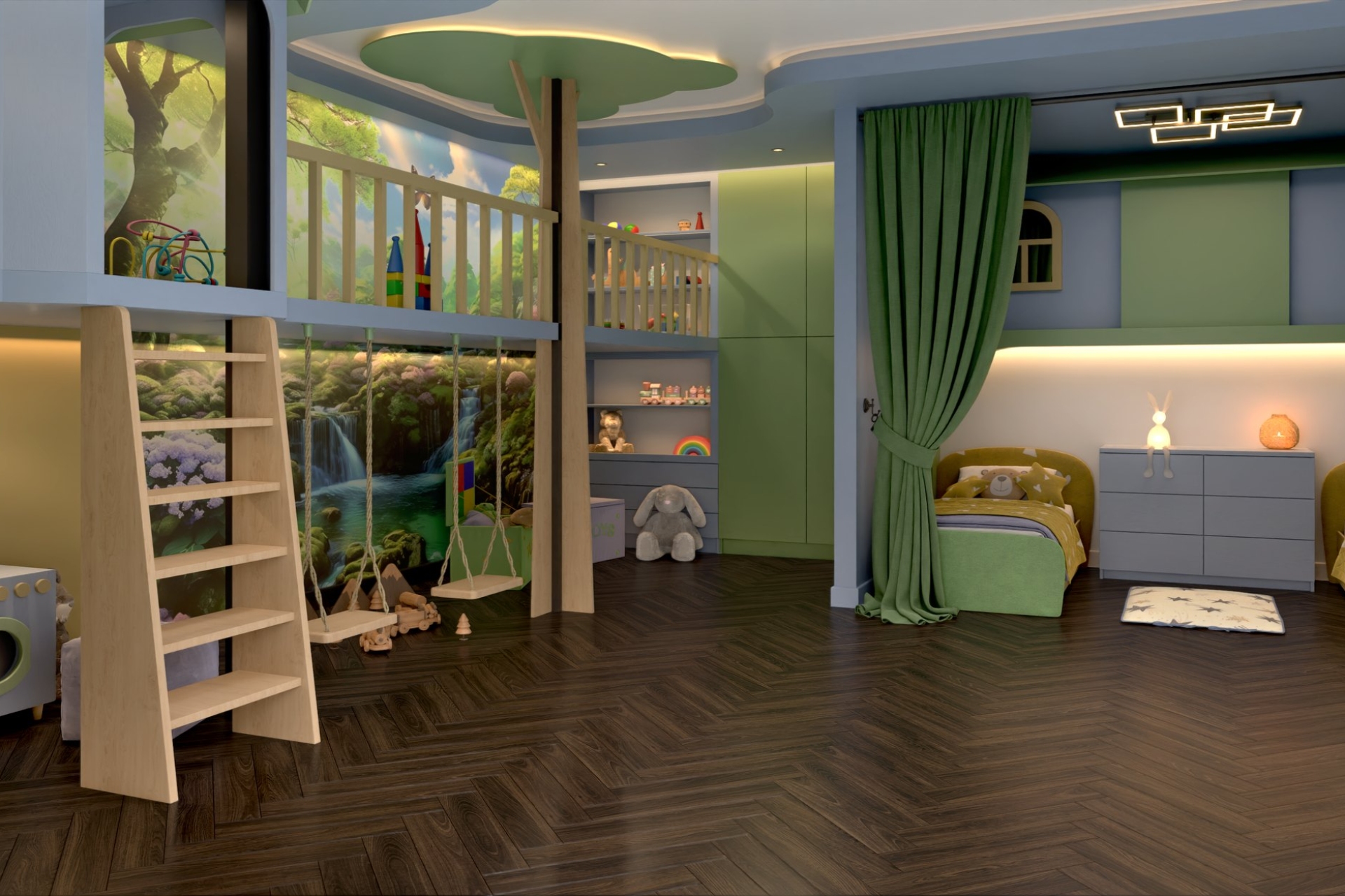 Инженерный паркет «Damy Floor» Каштановый (укладка елочкой) — купить в Котласе